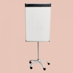 Flip Chart Sakana 70 X 100 Kaki Chrome Roda 5