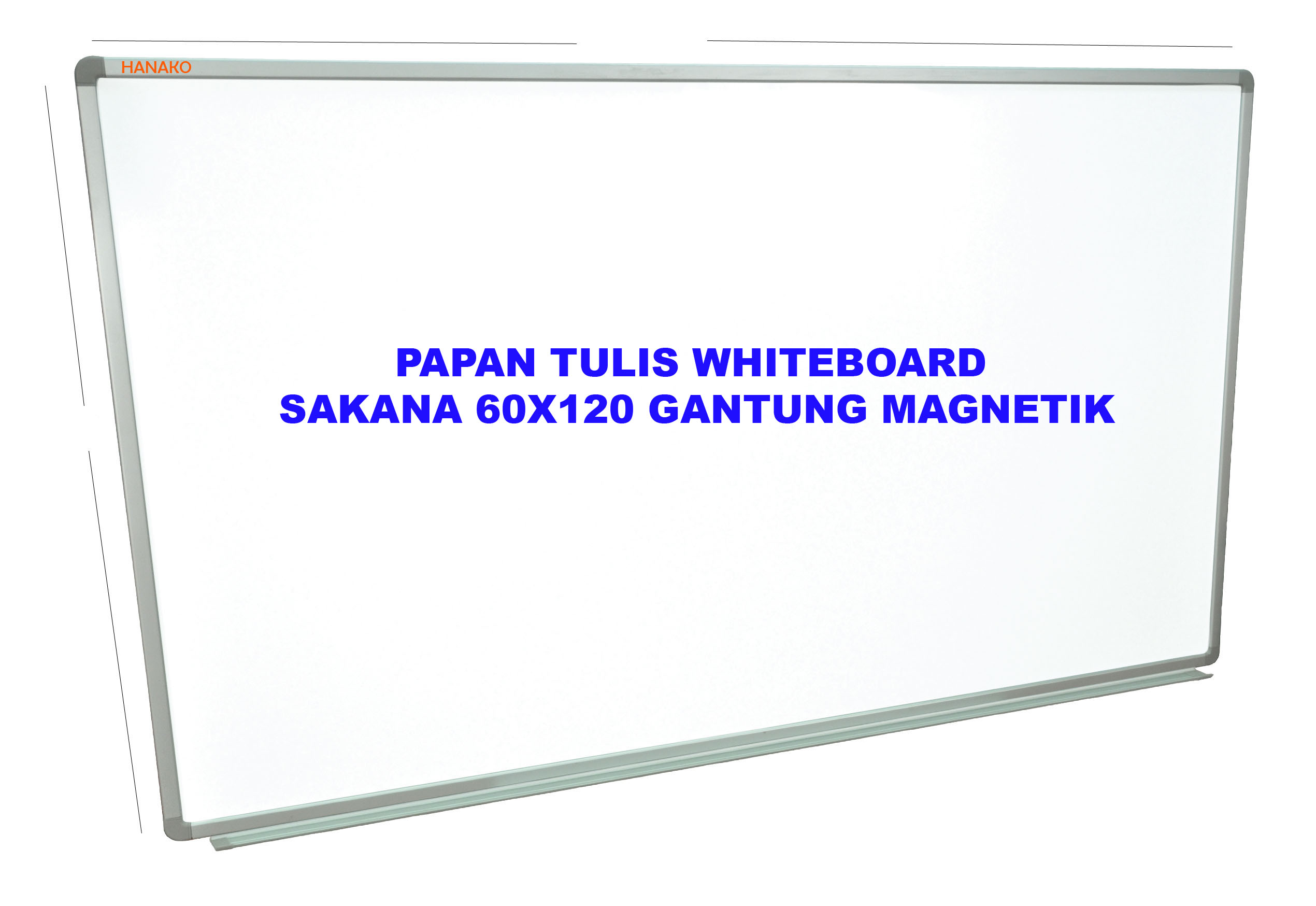 Jual Papan Tulis Whiteboard SAKANA 60x120 Gantung Magnetik